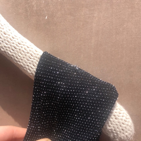 Forever 21 black and silver metallic mini dress - Picture 5 of 5